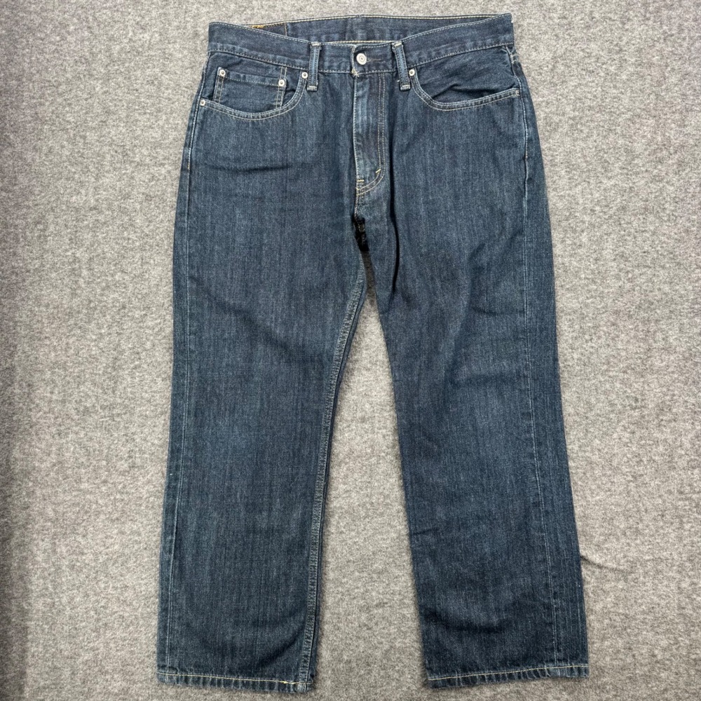 Levis 559 Relaxed Straight Leg Jeans Dark Indigo Denim 34 Mens work jeans